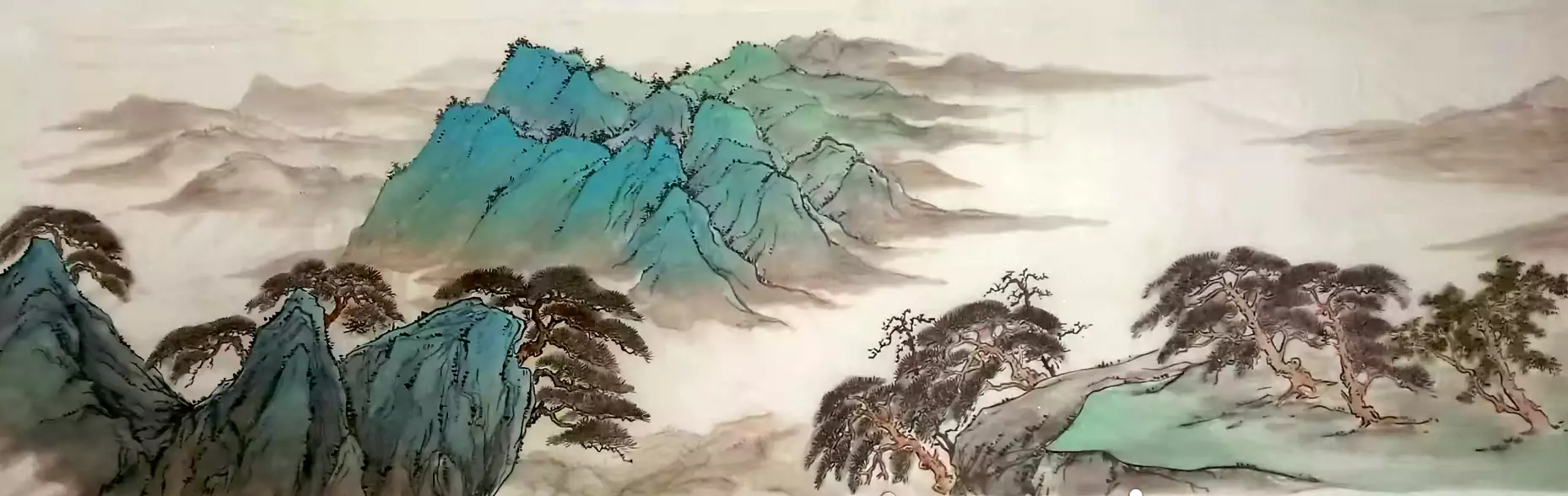 松岭云岫 —— 孙宝敏青绿山水短评